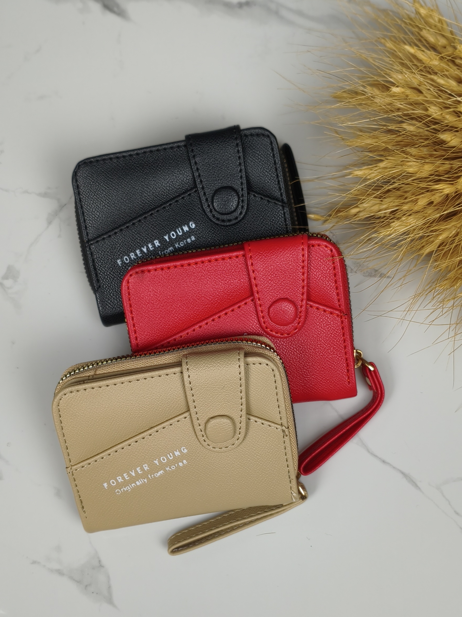 کیف پول و جاکارتی مدل دکمه ای(پرداخت اقساطی)