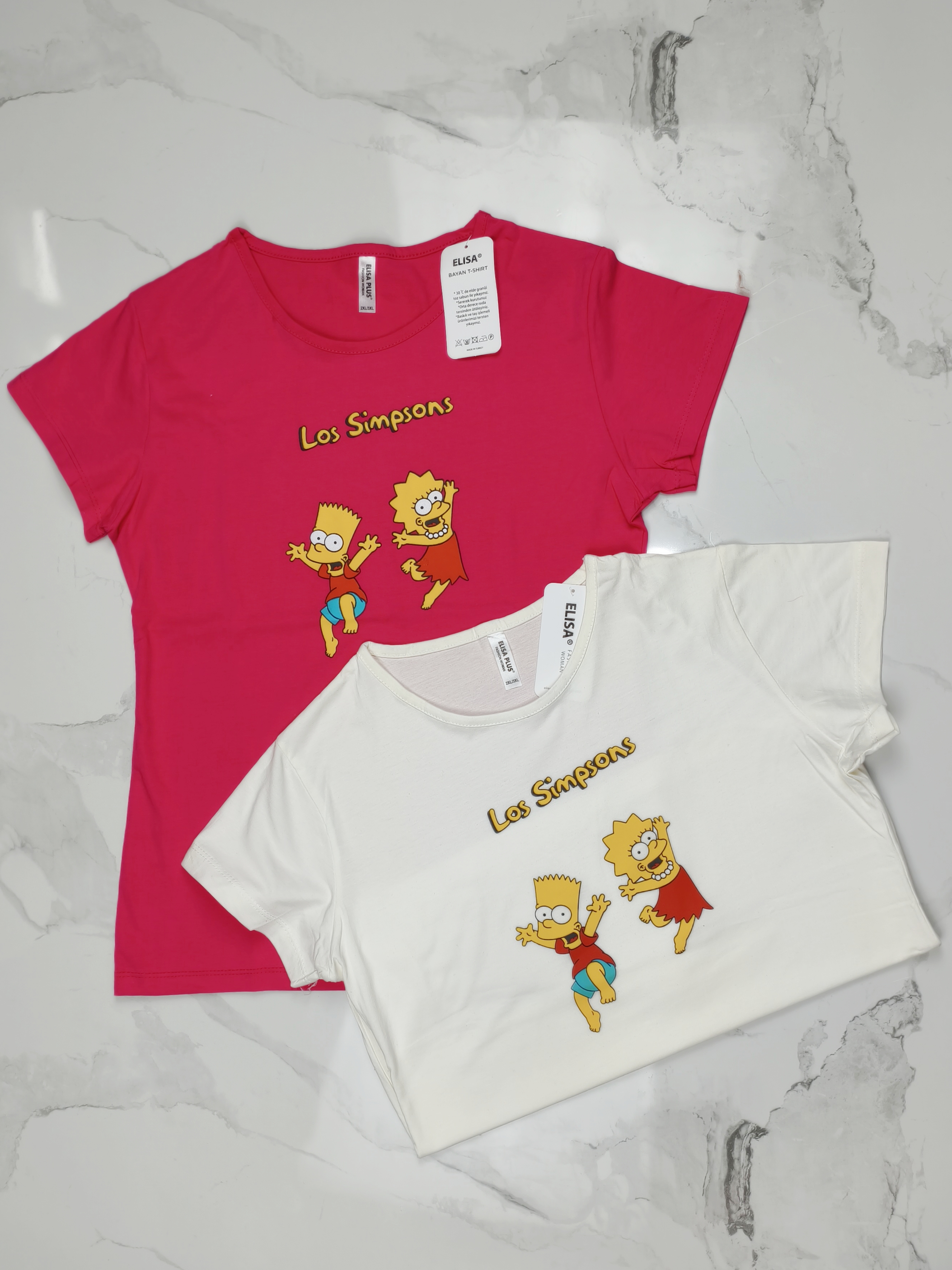 تیشرت زنانه نخ و پنبه سیمپسون ها(پرداخت‌اقساطی)