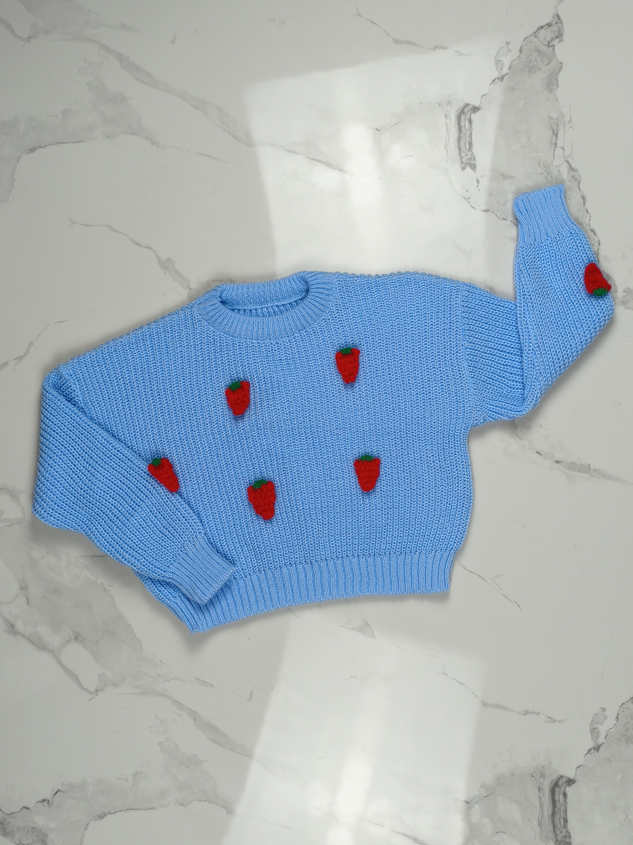 کراپ بافت زنانه توت فرنگی(پرداخت‌اقساطی)