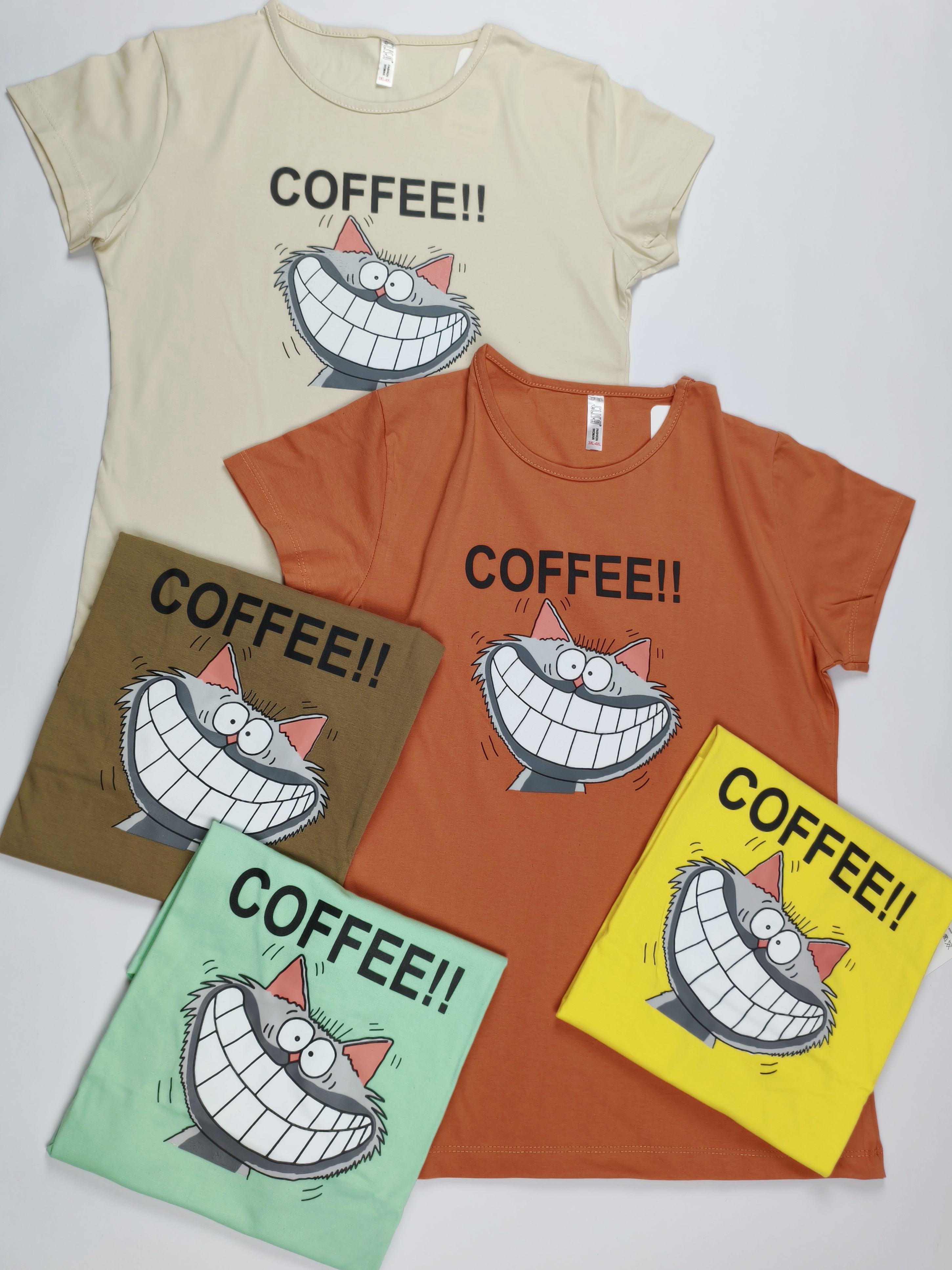 تیشرت نخ پنبه coffee (پرداخت اقساطی)