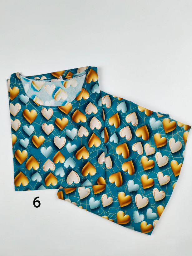 ست تیشرت و شلوار نخی سایز 5xl(پرداخت اقساطی)